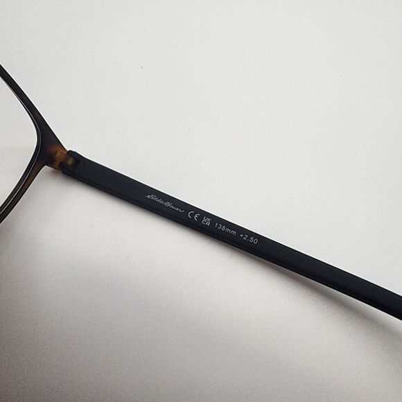 Eddie Bauer Tortoiseshell & Brown Matte +2.50 Readers - Picture 8 of 11